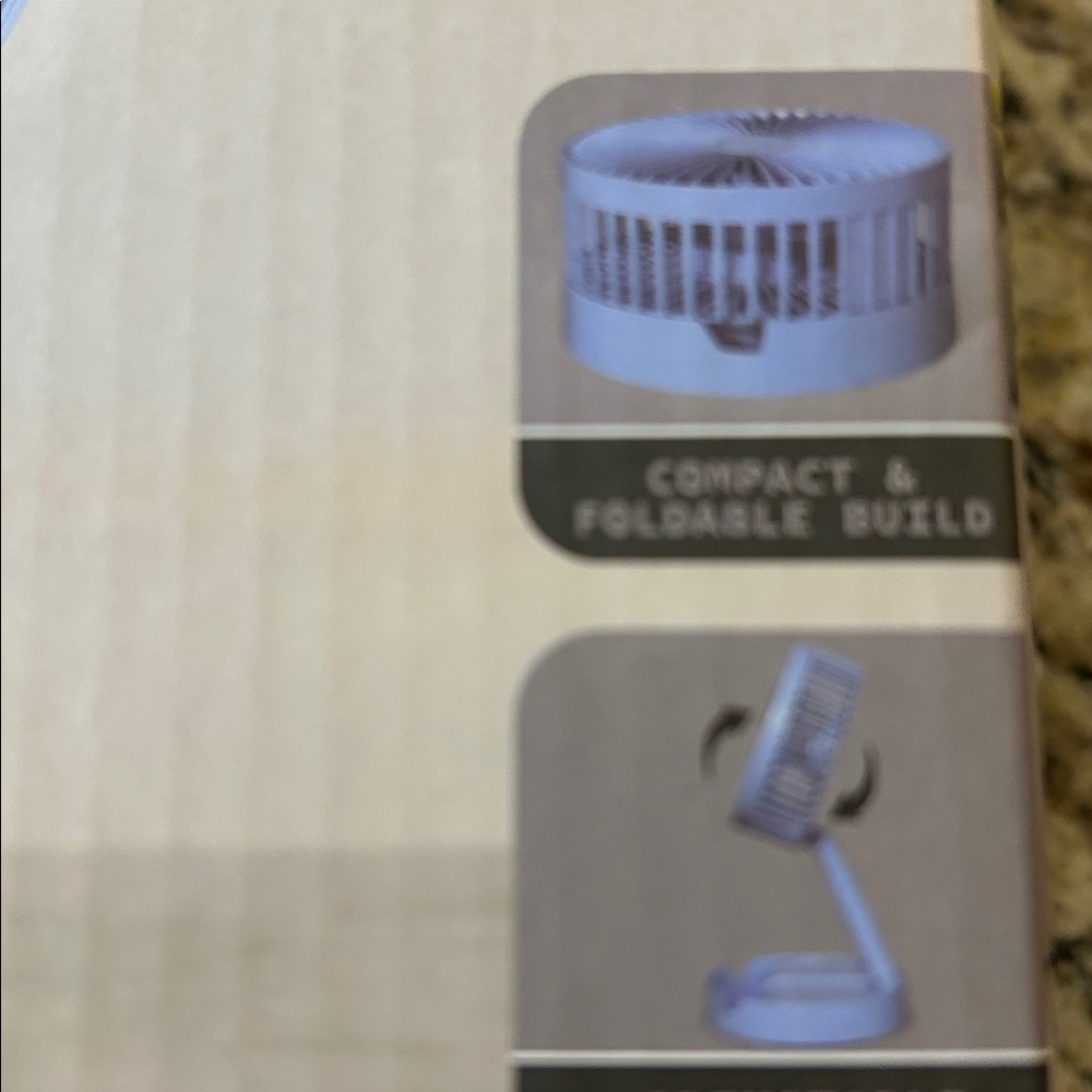 Portable Desktop Fan with Foldable Design - Picture 6 of 13